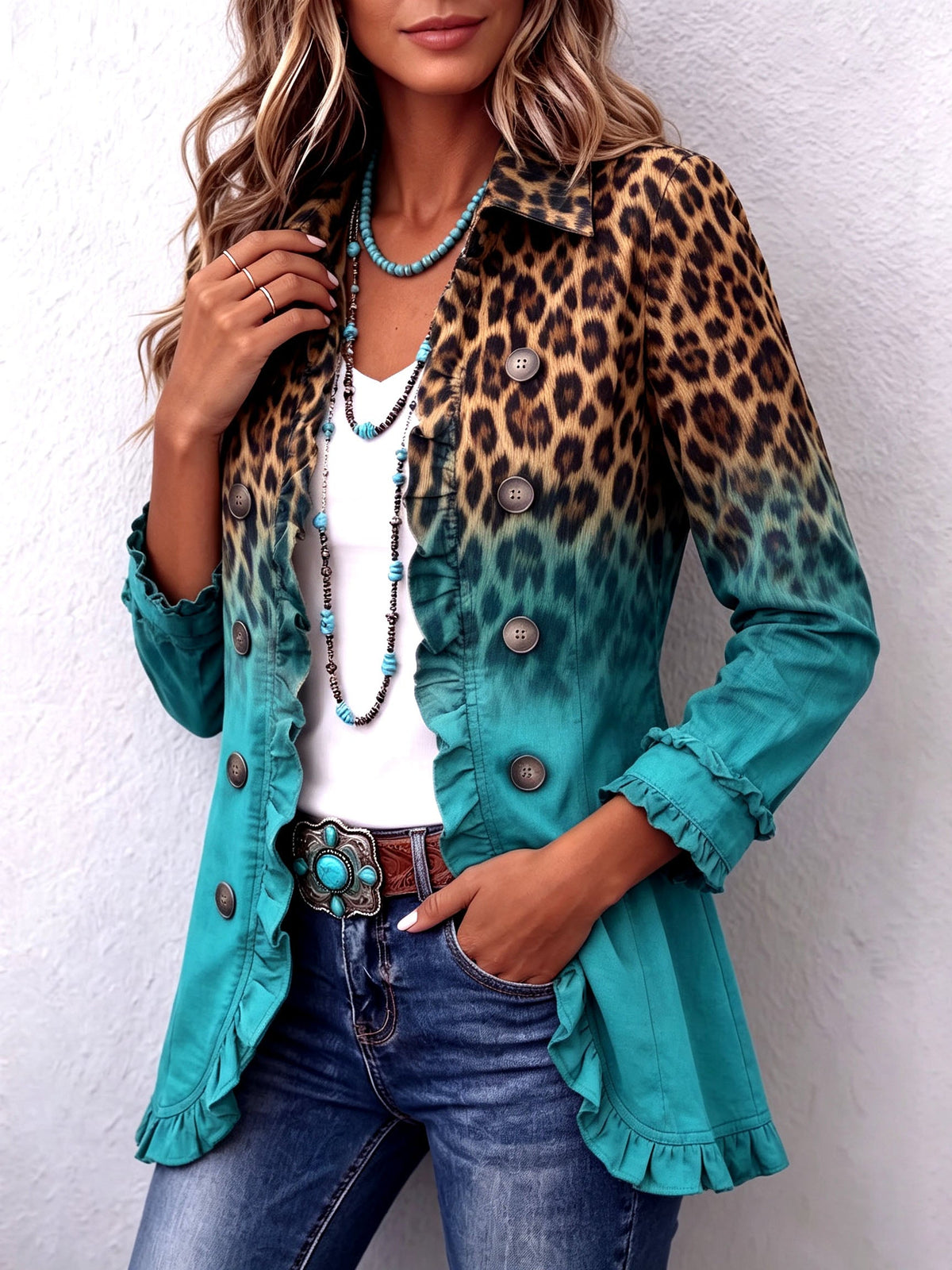 Mercedes Leopard Blazer