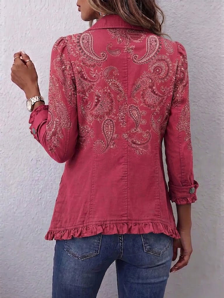 Adoración Pink Paisley Jacket