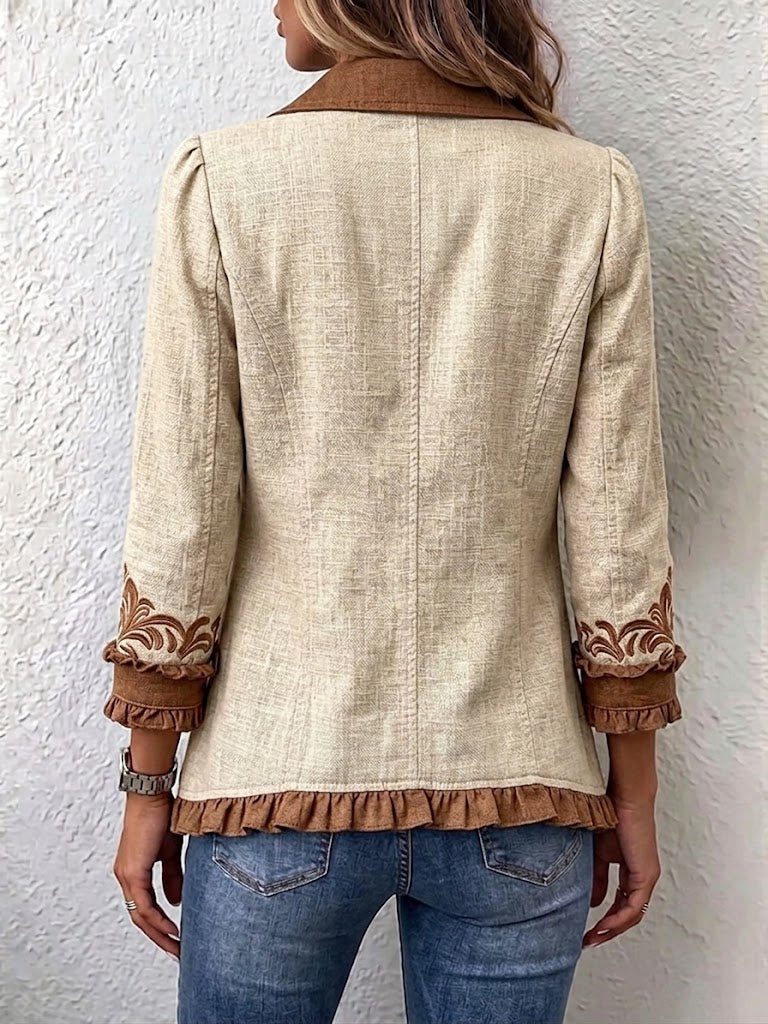 Almudena Floral Embroidered Jacket